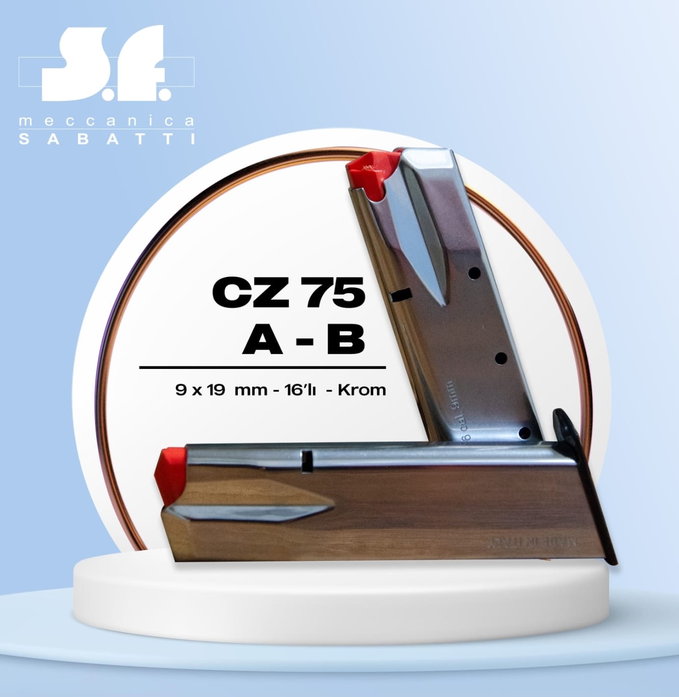 CZ 75 A-B (KROM TABANCA ŞARJÖRÜ)